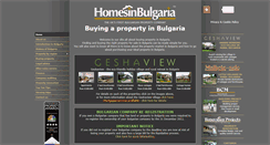 Desktop Screenshot of homesinbulgaria.co.uk
